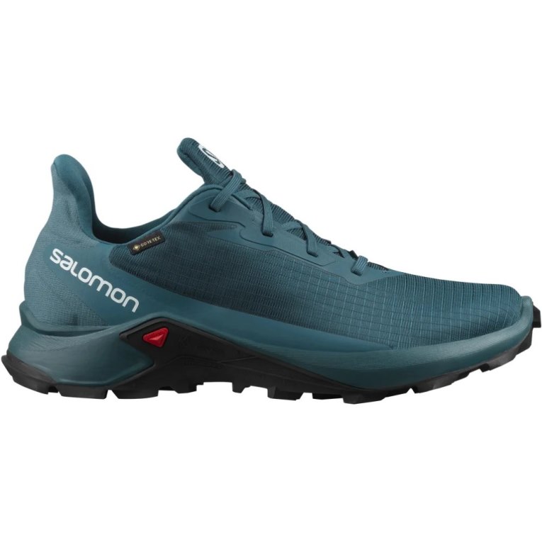 Salomon Alphacross 3 GTX Men\'s Trail Running Shoes Turquoise | CA 87X1